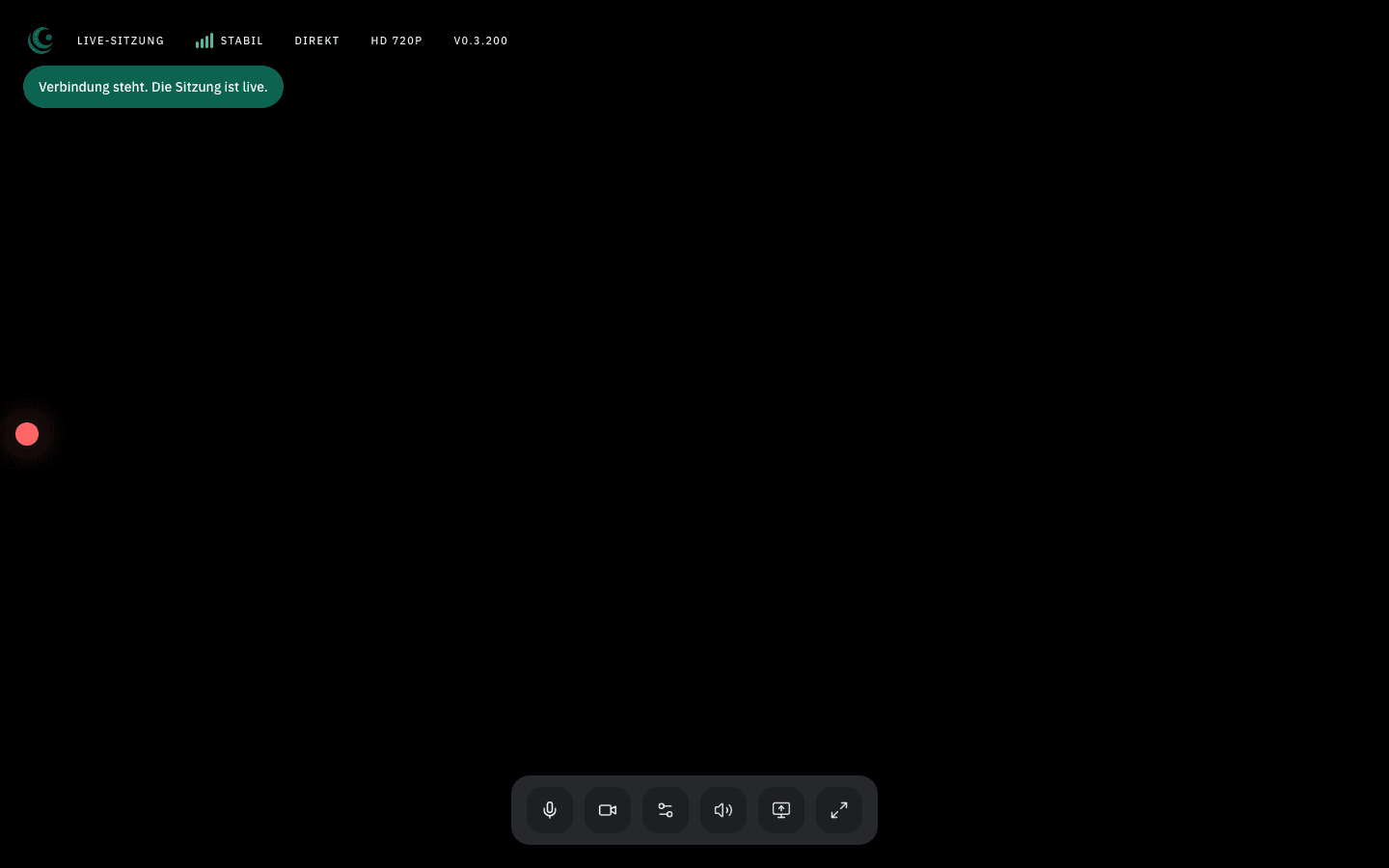 EMDR Stimulus auf der Patientenseite in Lurena